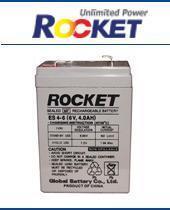 ES4 6 6V 4AH AGM 세방전지 ROCKET 산업용축전지
