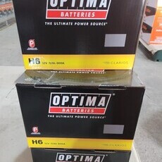 OPTIMA배터리H6    옵티마배터리H6  옵티마배터리 옐로우탑H6 DIN타입AGM