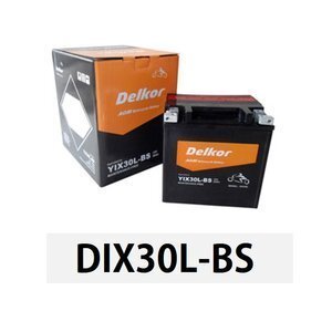 델코DIX30L-BS,YTX30L-BS
